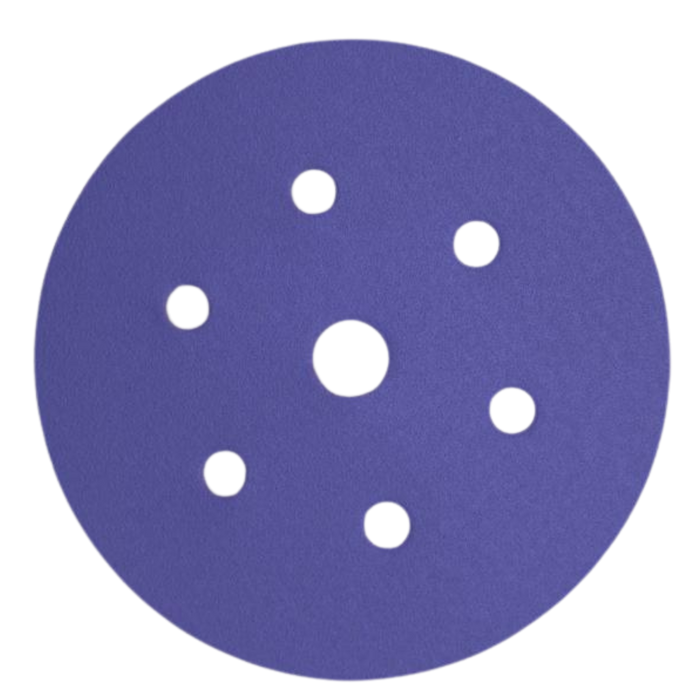 Smirdex 740 Ceramic Line Abrasive Discs 150mm - 6+1 Holes (Bosch/Makita/Metabo)
