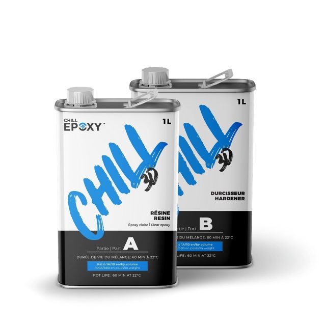 Clear Epoxy for Countertop 1:1 – Highly UV-Resistant – CHILL 3D™