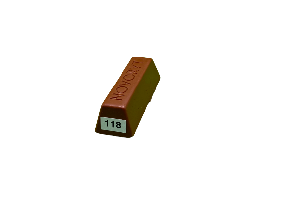 Novoryt Hard Wax - 118 - Beech Dark - 15g bar
